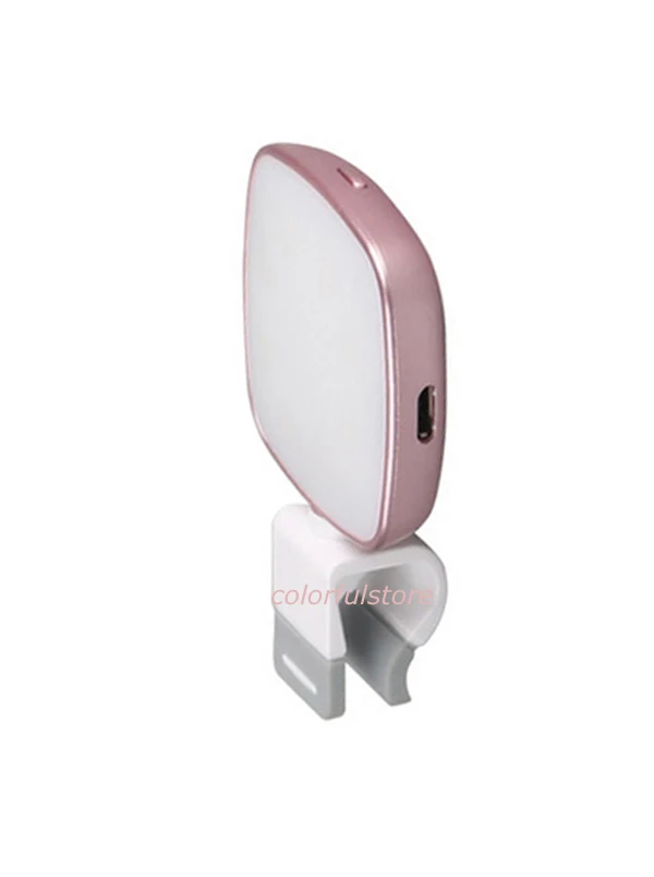 Белый гаджет для фотосъемки мини светодиодное освещение видеосъемки смартфона