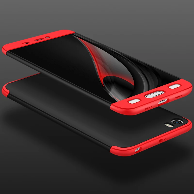 Для Xiaomi mi 5 чехол люкс 360 полная защита Мобильный для телефона Жесткая задняя
