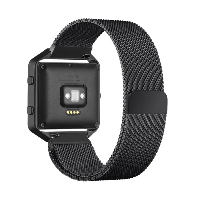 Миланская петля часы на магнитном ремешке для Fitbit Blaze Смарт-часы браслет из