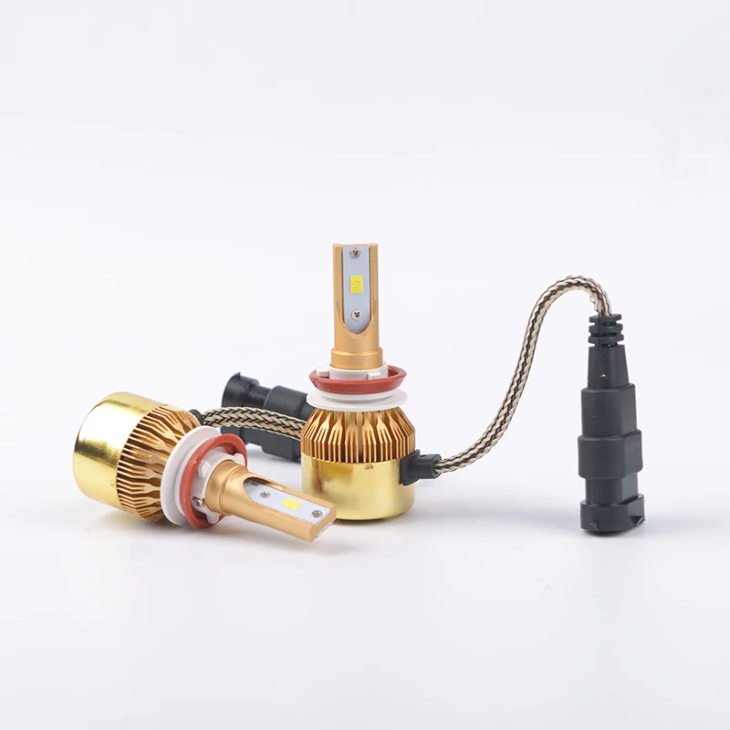 LDDCZENGHUITEC H4 H7 H11 H1 H13 H3 9004 9005 9006 9007 золотые автомобильные передние фары s лампы