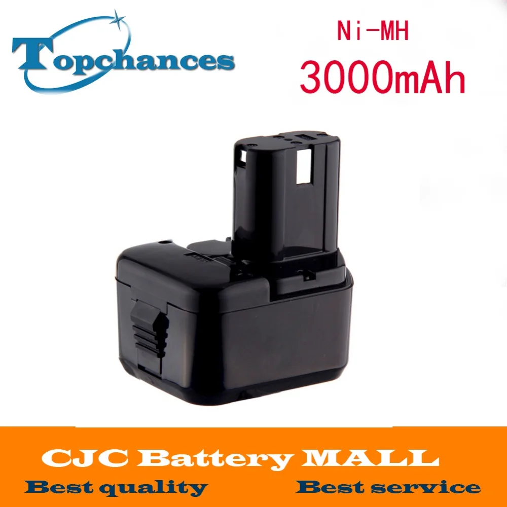 Новый аккумулятор для электроинструмента 12 в 3000 мАч Hitachi EB1212S EB1214L EB1214S Бесплатная