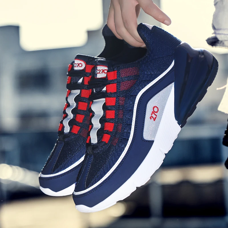 Оригинальные мужские кроссовки для бега белые с амортизацией 720 270 легкая