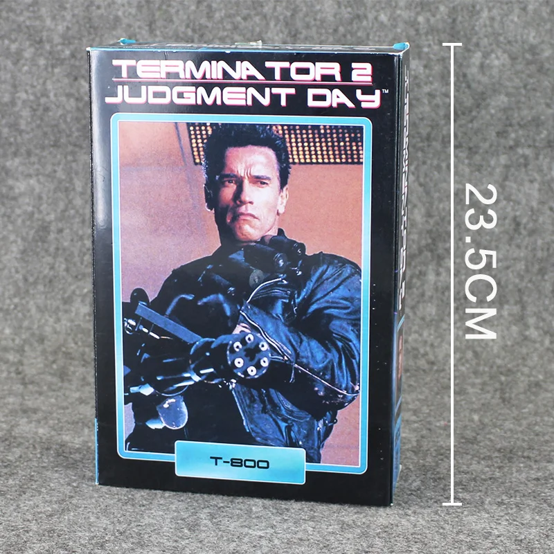 NECA Terminator 2: Judgment Day T-800 Arnold Schwarzenegger PVC Action Figure Collectible Model Toy 18cm | Игрушки и хобби