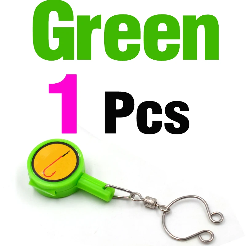Green-1Pcs MNFT рыболовный инструмент связывания узлов все в одном крышке крючки на удочки | леска резак рыболовные снасти инструмент связывания узлов - Цвет: Green-1Pcs