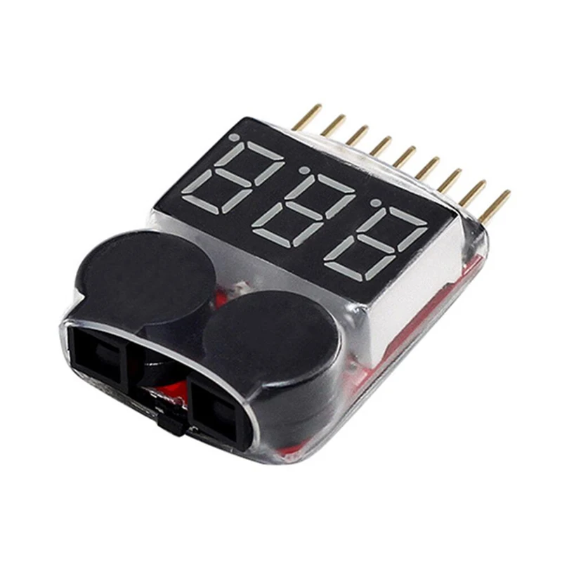 1-8S тестер низкого напряжения батареи зуммер сигнализация + Futaba TRX EC3 JST XT60