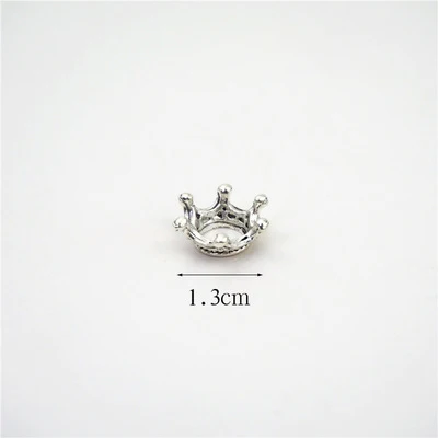 Ten pieces -silver 5 шт./компл. Металлический мини-Корона "сделай сам" пластырь для ароматерапии Аксессуары золотая корона diy ручной работы - Цвет: Ten pieces -silver