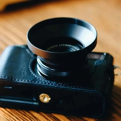 Камера металлический Широкий формат объектив Резьбовая бленда черный
