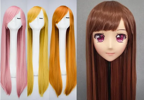

(DM-WIG17) Смола японского аниме кигуруми косплей маска Лолита Crossdressing BJD Masks' парик 60/80 см