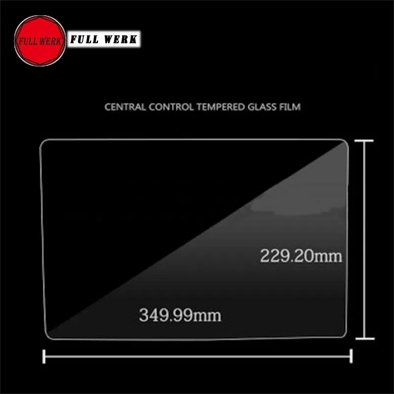 

1 pc Car Styling Central Control Screen Tempered Glass Film Sticker Protector for Tesla Model 3 Interior Accessories