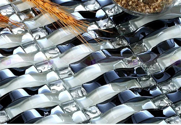 Настенная мозаичная плитка для украшения интерьера телевизионный фон изогнутая