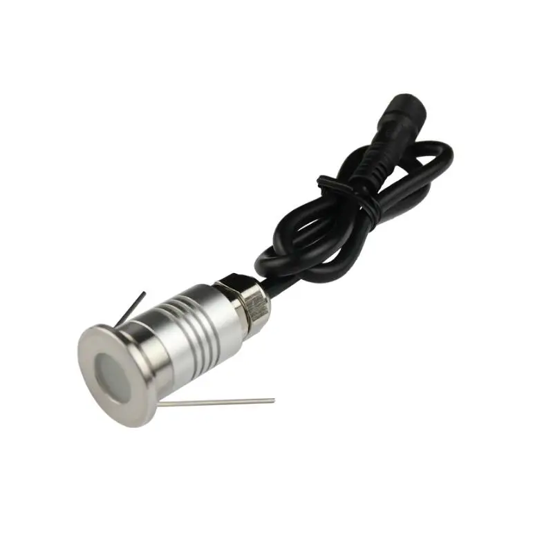 DC12V IP67 1 Вт Алюминиевая СВЕТОДИОДНАЯ наружная подземная лампа водонепроницаемая