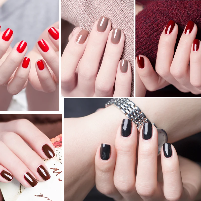 Гель лак для ногтей Huration 5 мл маникюра СВЕТОДИОДНЫЙ УФ белый цвет ногтей|Гель