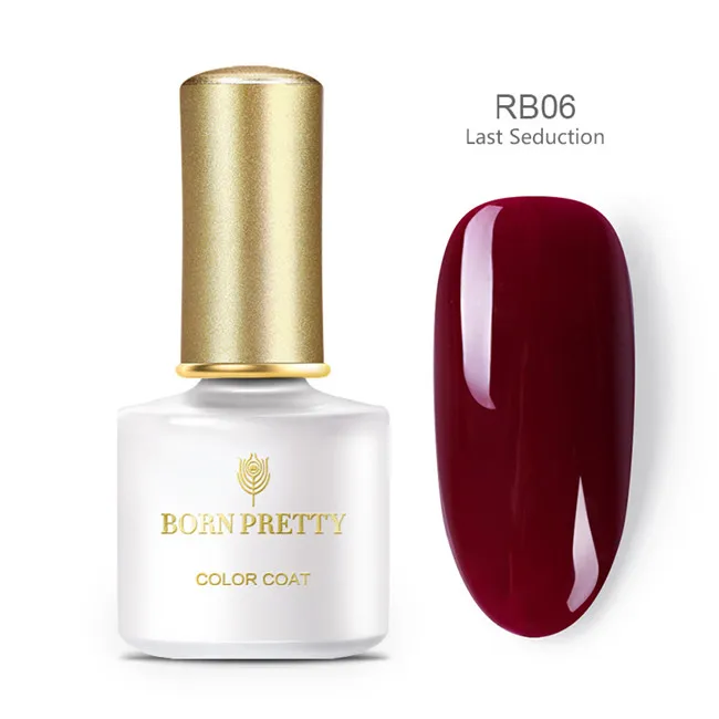 BPRB06 Серия BORN PRETTY Red Blaze 6 мл Гель-лак для ногтей отмачиваемый чистый цвет для ногтей УФ светодиодный Гель-лак для маникюра гель-лампа для дизайна ногтей - Цвет: BPRB06
