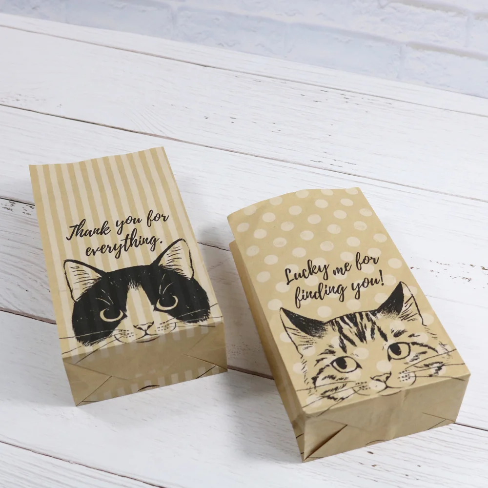 2019 Новый diy милый 30 шт Подарочный пакет конфеты печенье крафт-бумага подарок