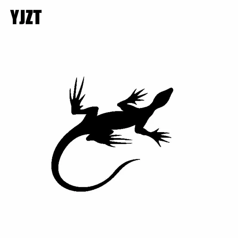 YJZT 14 см * 13 2 ужасная виниловая наклейка на автомобиль Нежный черный/серебристый