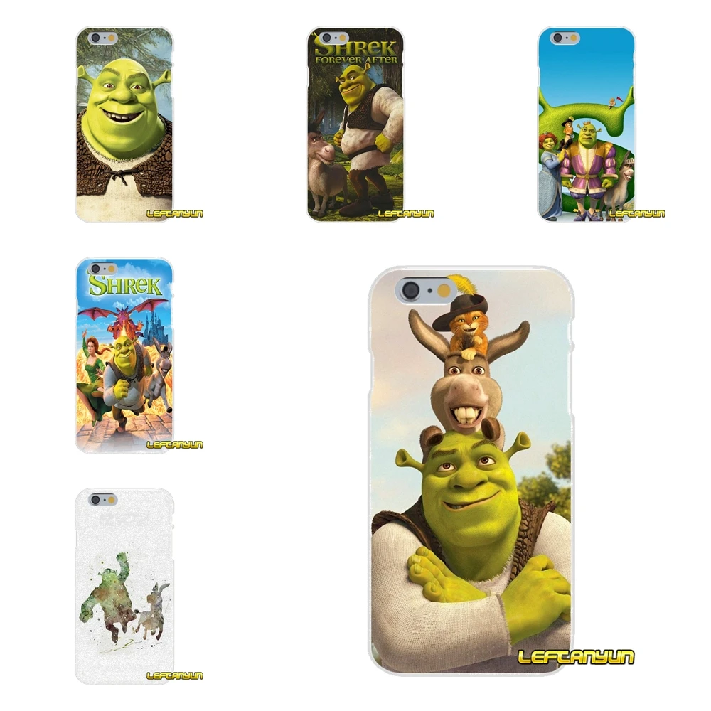 Шрек Мультфильм Тонкий силиконовый чехол для телефона iPhone X 4 4S 5 5S 5C SE 6 S 7 8 плюс |