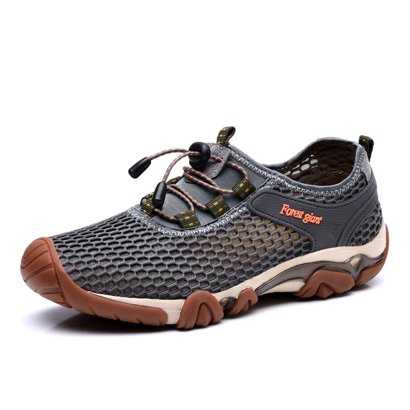 FOREST GIANT Men's Summer Shoes Size 38-44 Comfortable Men Casual Mesh Breathable Loafers Slip-on Footwear 1056 | Обувь
