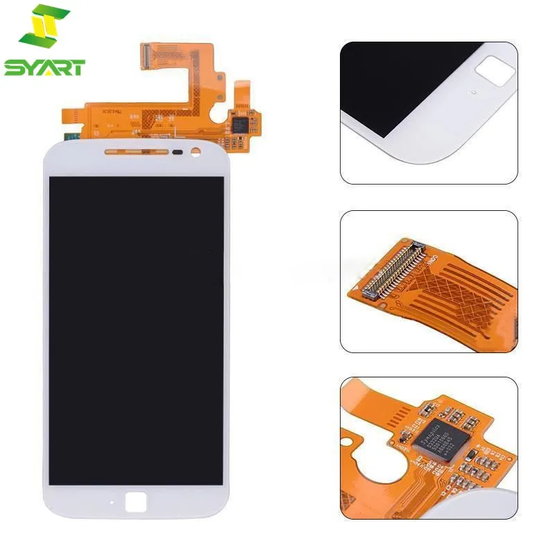 LCDs для Motorola G4 Plus ЖК-дисплей сенсорный экран Запасные части + Бесплатные