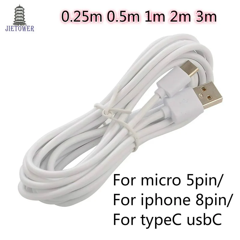 Кабель для синхронизации данных и зарядки 50 шт./лот 2 А USB Type C оригинальный кабель