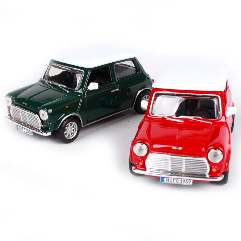 1:32 1969 мини классический автомобиль Игрушечная модель спортивного автомобиля Для