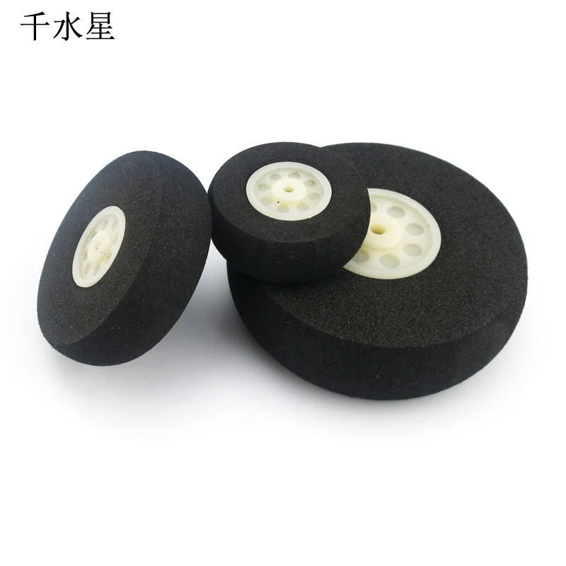 Губчатое колесо модель колеса diy фиксированное крыло самолет шасси губка шинные