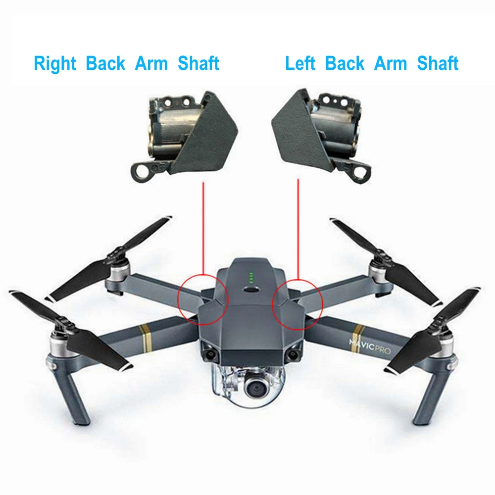

Replacement DJI Mavic Pro Left Right Back Arm Shaft for DJI Mavic Pro Axis Rear Arm Rotating Shaft Gear Cover Repair Accessories