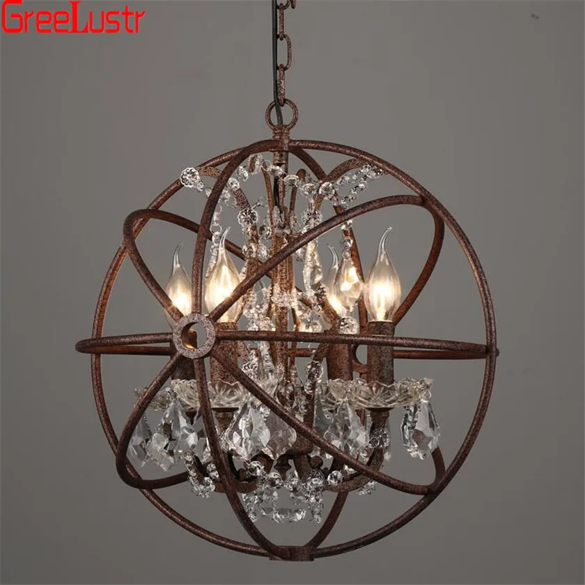 Винтажная Люстра для столовой спальни кухни светодиодные светильники подвесной