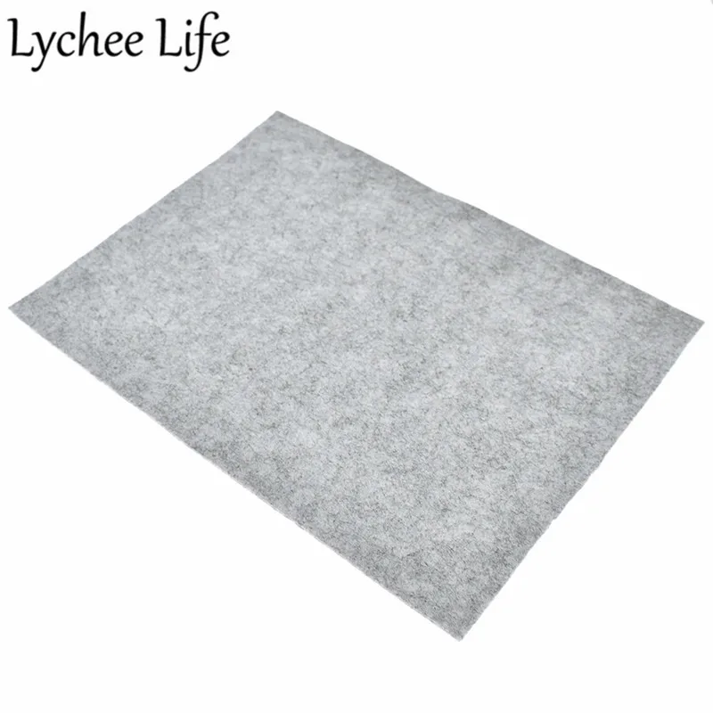 Lychee Life A4 1 мм Самоклеющаяся фетровая ткань сплошной цвет 29x21 см фетровая ткань ручной работы домашняя фабрика Швейные декоративные принадлежности - Цвет: 2