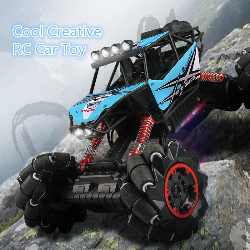 2,4G 4WD пульт дистанционного управления Rc Дрифт автомобиль подъем внедорожный Монстр гоночный автомобиль RTR Багги Дрифт автомобиль игрушка с ходьбой музыкальный светильник подарок