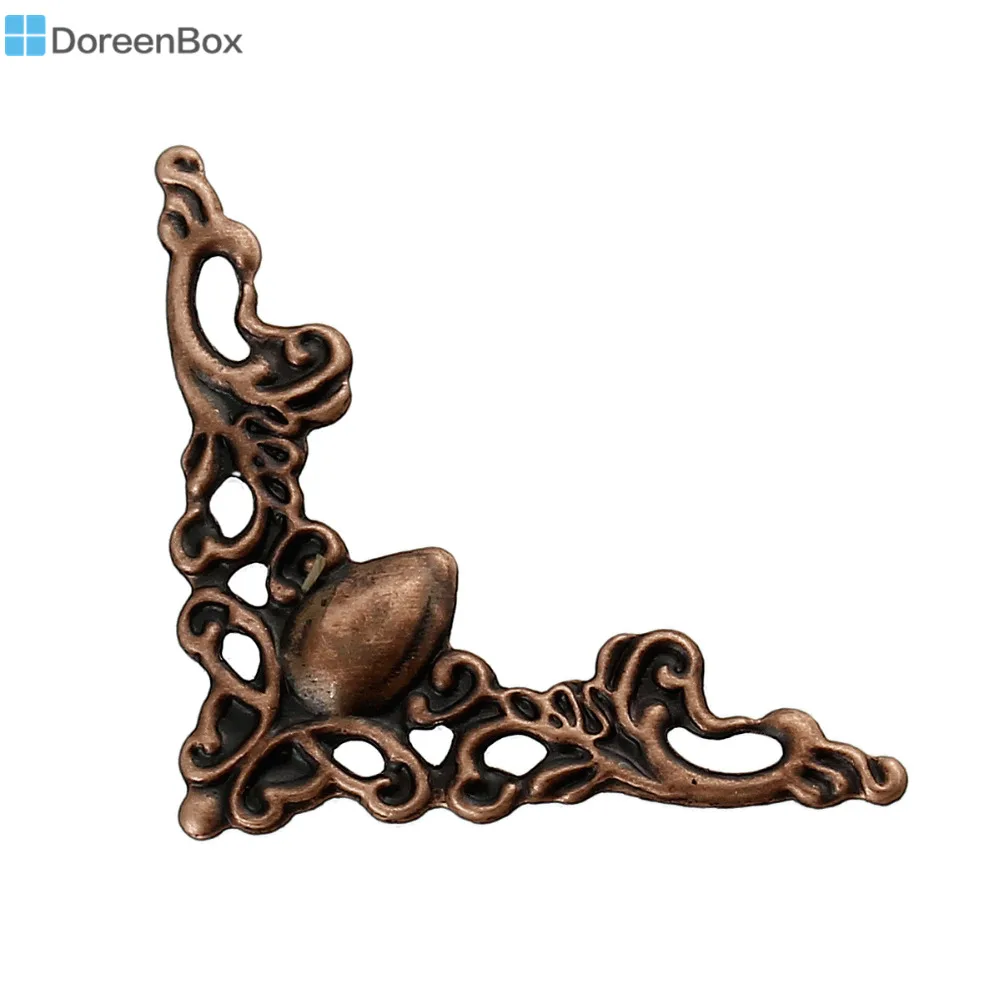 Doreen Box Филигранное тиснение фурнитура для украшений треугольник антикварный