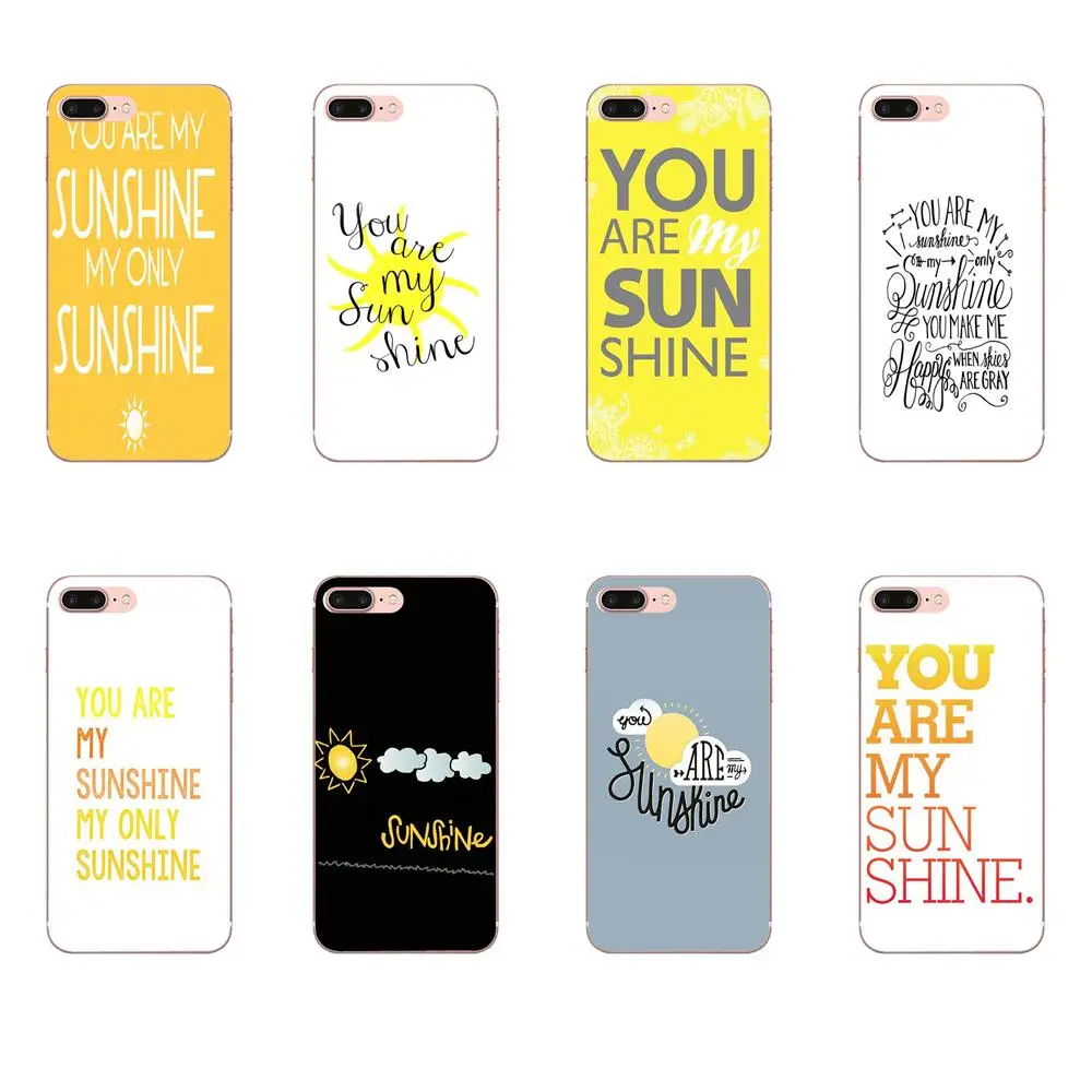 You Are My Sunshine Only для Huawei Honor 4C 5A 5C 5X 6 6C 6A 6X 7 7X 8 9 V8 V10 Y3II Y5II Y6II G8 P7 Play Lite|Чехлы-накладки| |