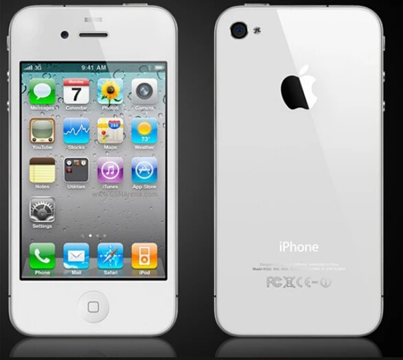 Полностью оригинальный мобильный телефон iPhone 4 512M ram 8 ГБ 16 32 rom используется как