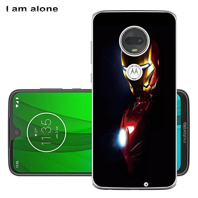 Чехлы для телефонов I am alone для Motorola Moto G7 G7 Play G7 power из мягкого ТПУ для мобильных телефонов модные сумки для Moto G7 - Цвет: Soft TPU S28