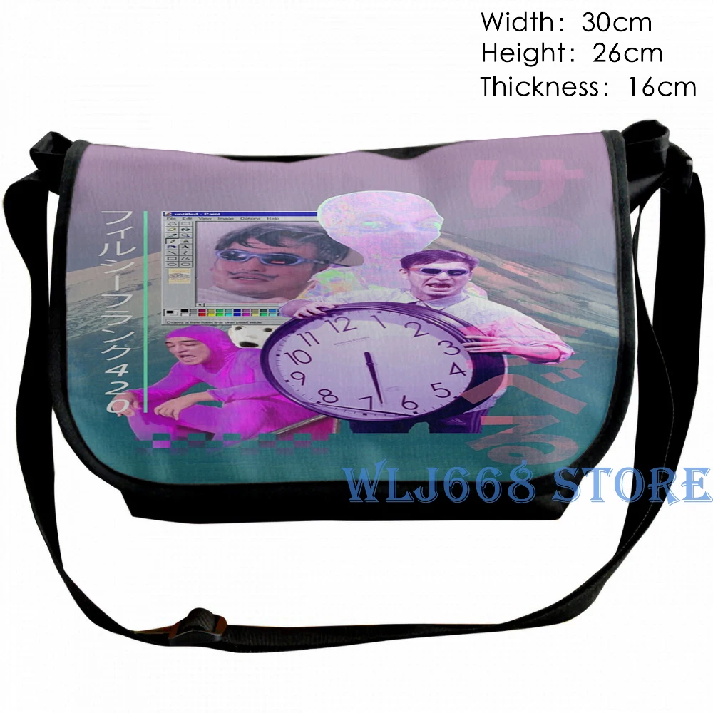 Сумка через плечо с забавным графическим принтом Женский грязный рюкзак на одно