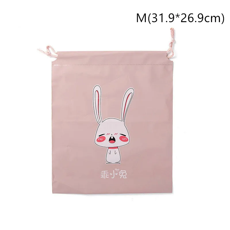 M pink Модные Портативные Сумки на шнурке, обувь для девочек, сумки для женщин, водонепроницаемый дорожный мешок для хранения одежды, сумка высокого качества, косметичка - Цвет: M pink