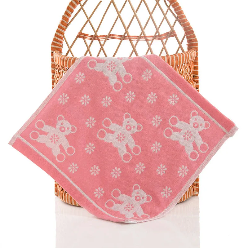 1 шт. хлопковые детские полотенца для лица яркие цвета детское полотенце с