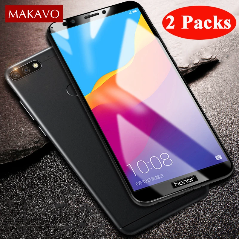 Защитная пленка для экрана закаленное стекло Huawei Honor 7C Pro 7X P20 Lite 9 P10 Plus 2