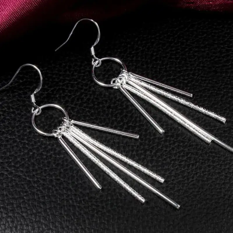 Pendientes посеребренные ювелирные изделия серьги-капли женские Серьги brincos можно