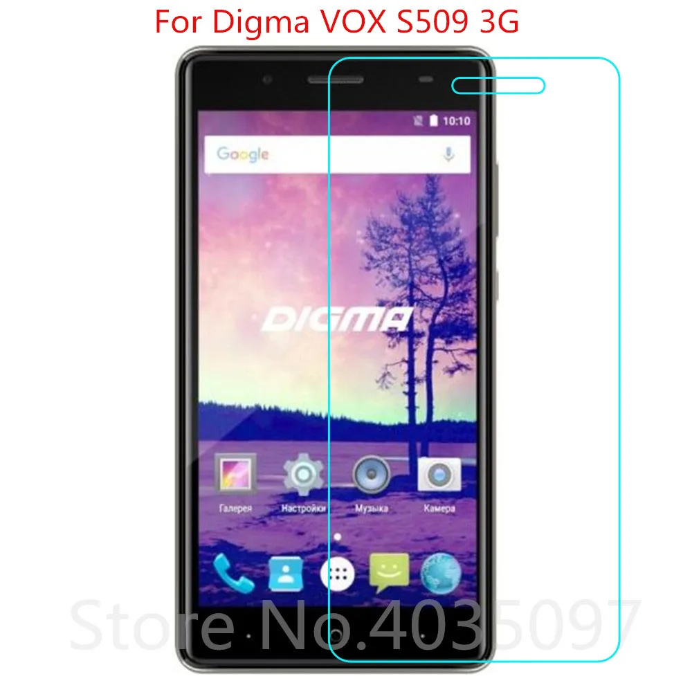 2.5D 9H закаленное стекло для Digma VOX S509 3G на телефон защитная пленка экрана