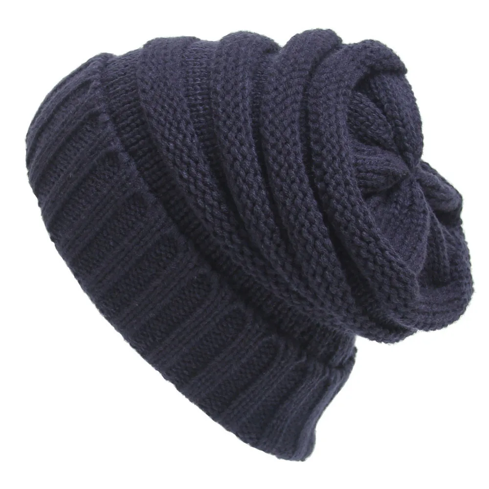 Женская шапка для девушек, вязаная шапка cc Beanies, шапка, Толстая Женская шапка Skullies для улицы, Женская Повседневная Лыжная зимняя теплая шапка, Рождественский подарок - Цвет: C3