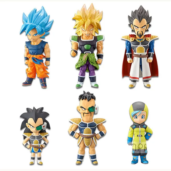 7pcs Оригинальные BANDAI битва VS игрушка гачапон Рисунок 7 шт. Adverge 6 Dragon Ball супер ультра инстинкт Гоку джирен из модели - Цвет: 7pcs