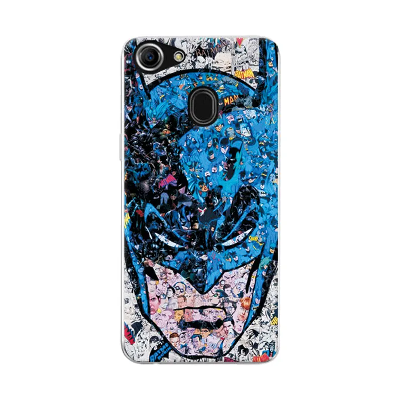 Очаровательный чехол для телефона Marvel Hero Captain America Oppo F7 Человек-паук Железный