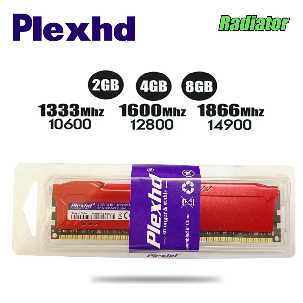 Новинка 8 ГБ DDR3 PC3 1866 МГц 1333 МГц Настольный ПК Память DIMM RAM 240 контакты для AMD intel 4g 2g 1600 МГц радиатор 1866 8G 4 Гб 2 Гб