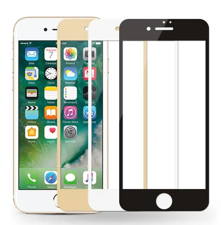 20 шт. оптовая продажа 2 5 D полноэкранная защита для iPhone 8 plus закаленное стекло