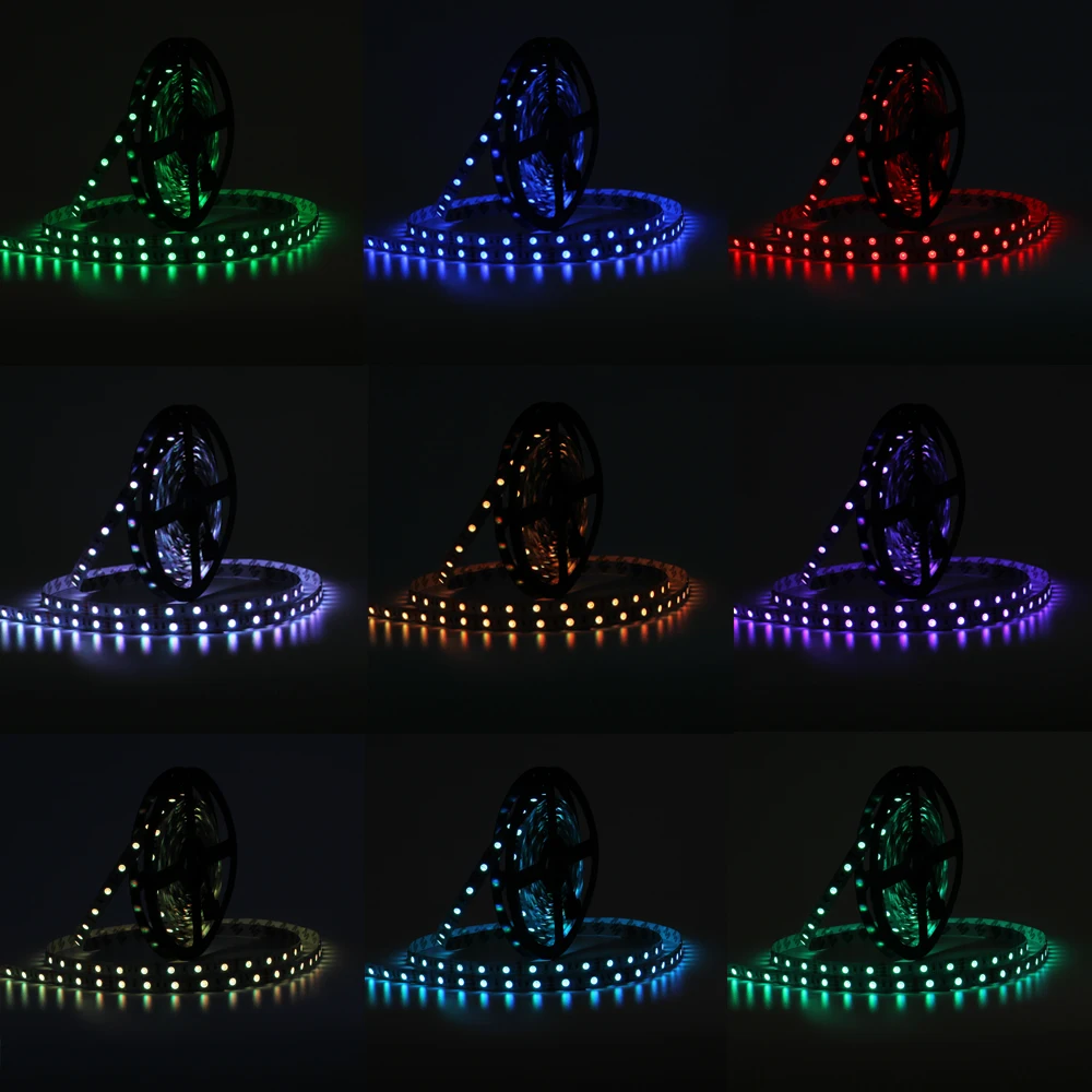 5 м 5050 RGB Светодиодные ленты свет Водонепроницаемый светодиодные гибкие