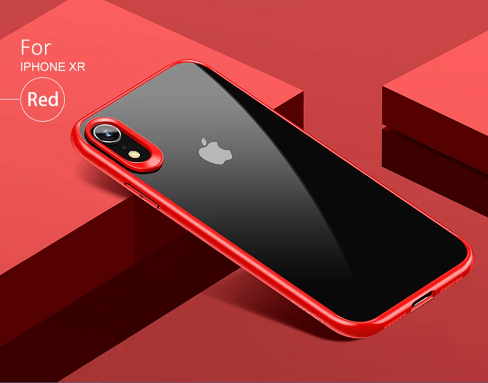 Новейший USAMS мобильный чехол для телефона для iPhone XR XS MAX чехол Полный Защитный ТПУ PC прозрачная задняя оболочка для iPhone Apple