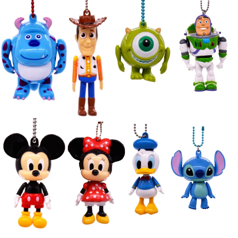Disney Hot Toys 5 7 см Микки Маус Минни Дональд Дак коллекционеры аниме брелок фигурку