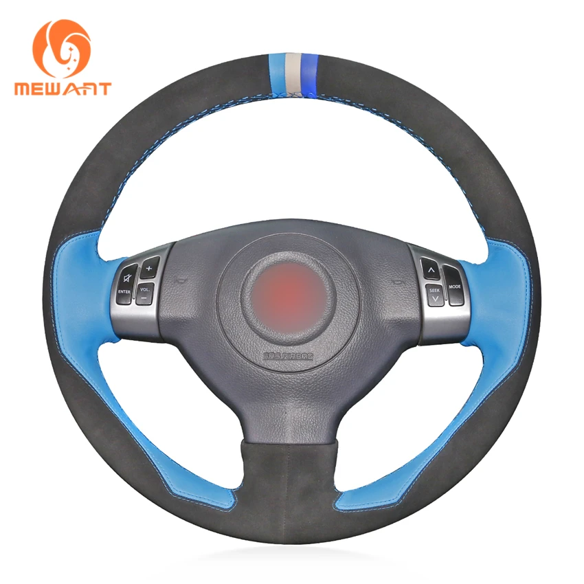 MEWANT черный красный кожаный чехол рулевого колеса автомобиля для Suzuki SX4 2006-2013 Alto 2009- Swift 2005-2011 Opel Agila