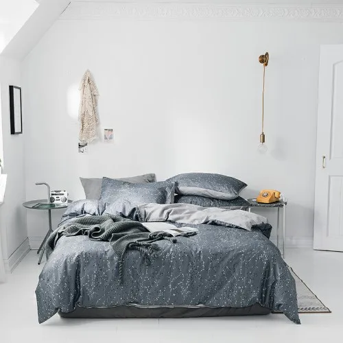 bedding set 7 Комплект постельного белья из хлопка для близнецов, размер queen King, простыня, мягкое постельное белье, пододеяльник, простыня для взрослых и детей, Комплект постельного белья ropa de cama - Цвет: bedding set 7
