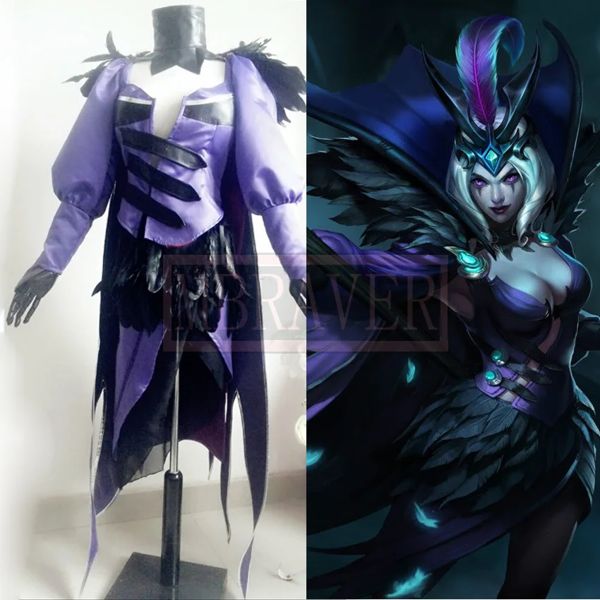

Костюм для косплея LOL LeBlanc индивидуальная униформа, бесплатная доставка